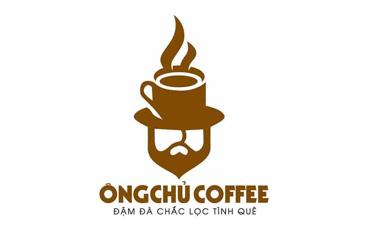 logo ông chủ cafe