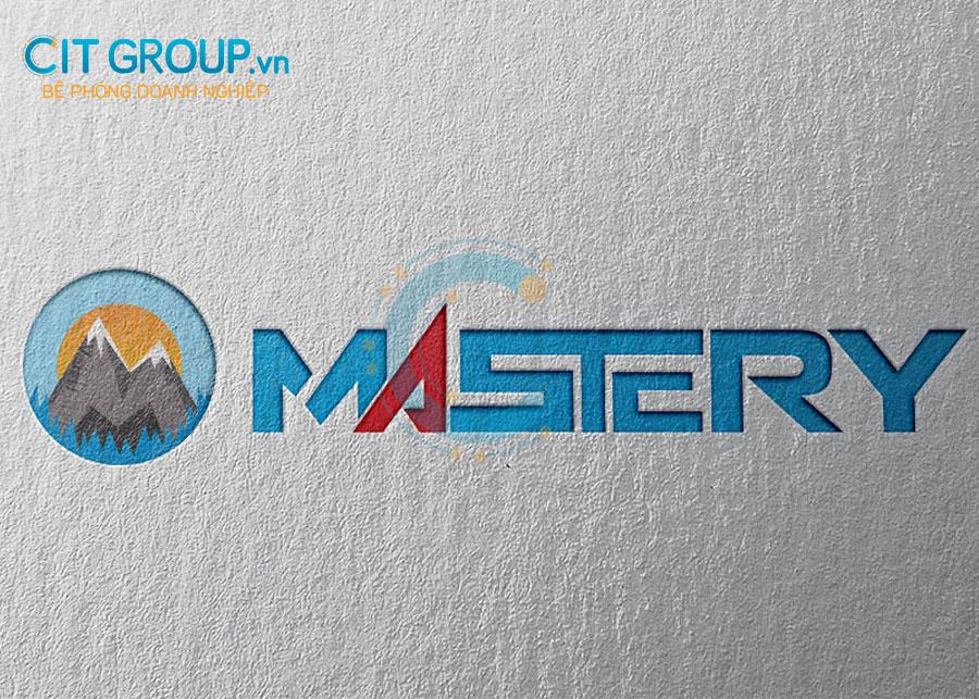 Logo Mastery mockup mẫu 2