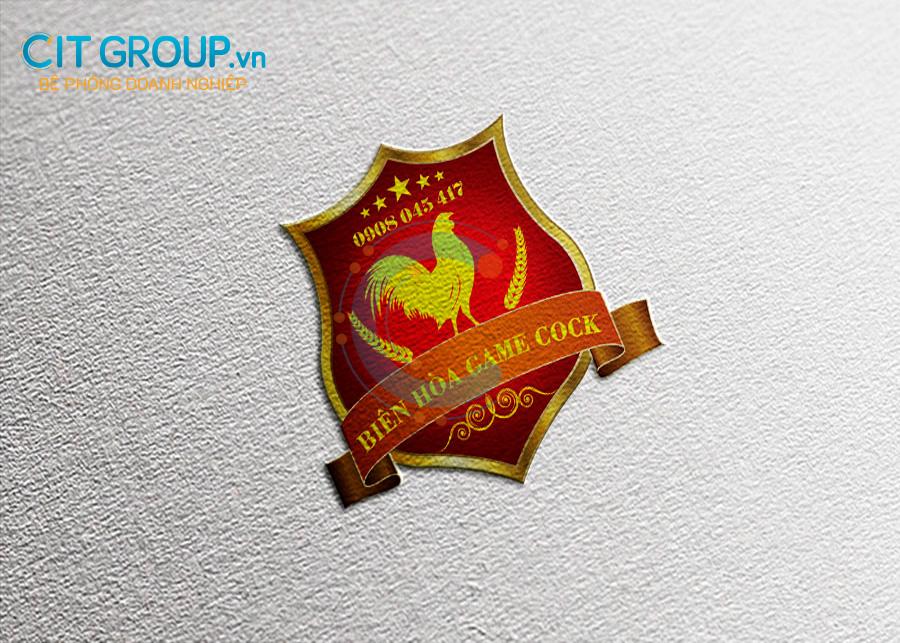 Logo Game Cock Biên Hòa mockup