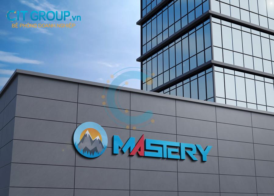 Logo Mastery mockup building