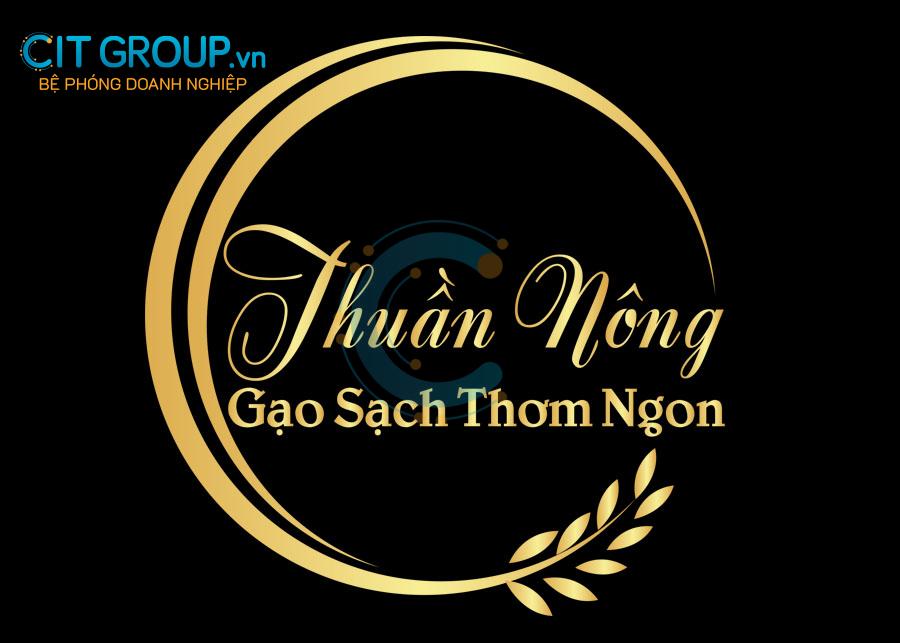 Logo gạo Thuần Nông