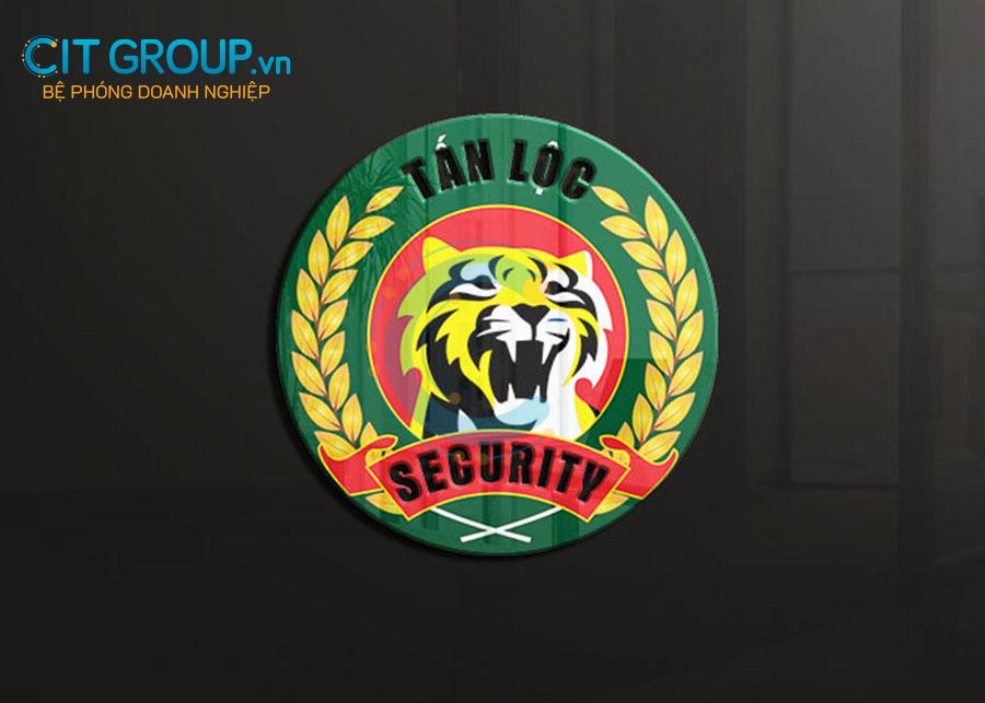 logo bảo vệ Tấn Lộc mockup mẫu 2