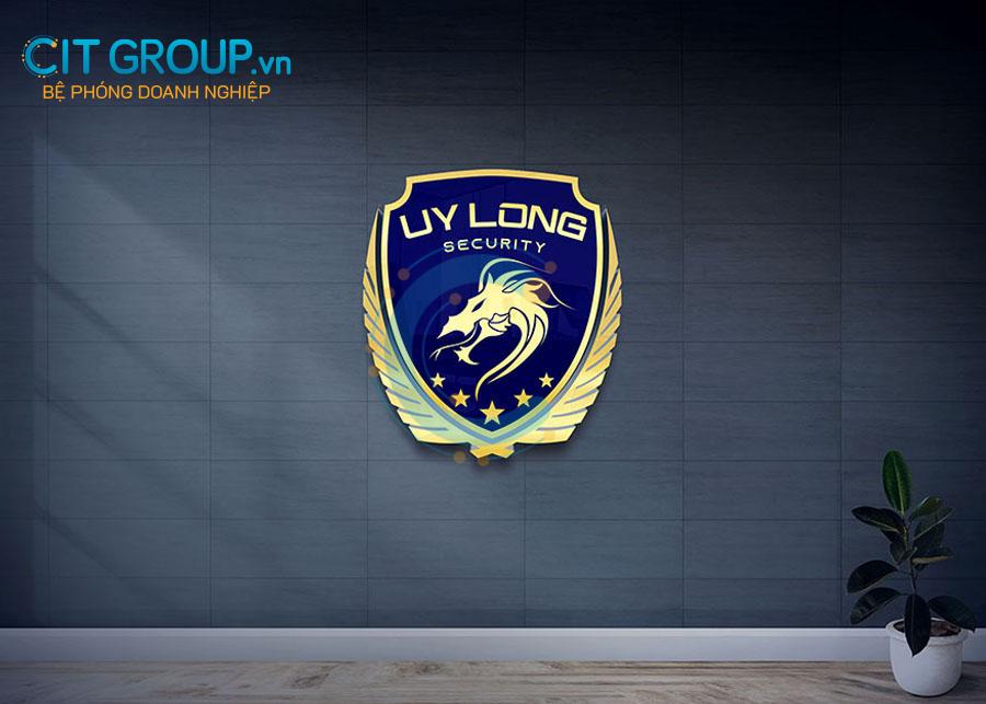Logo bảo vệ Uy Long mockup mẫu 1