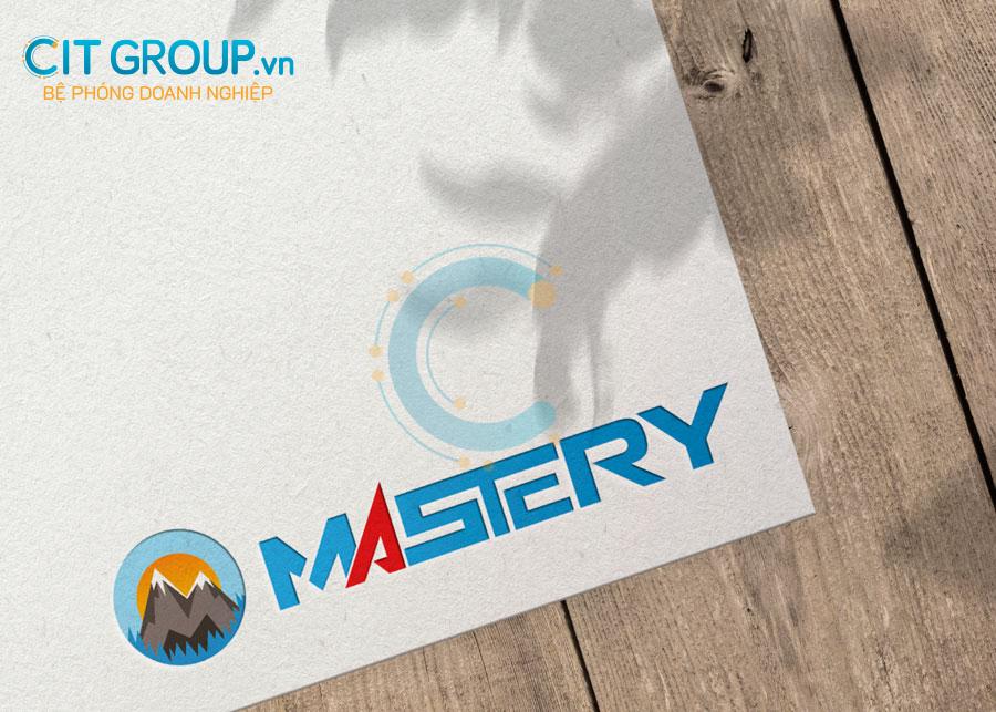 Logo Mastery mockup mẫu 1