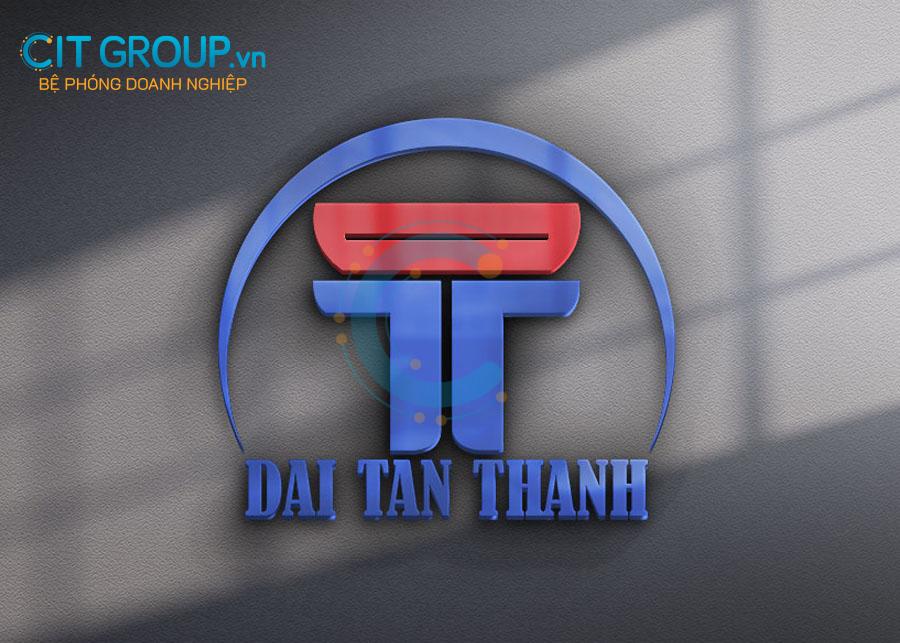 Logo Công ty Đại Tân Thanh mockup 3D