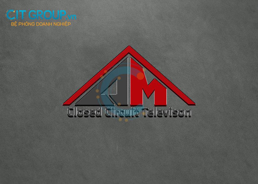 Logo Công ty Quang Minh mockup mẫu 1