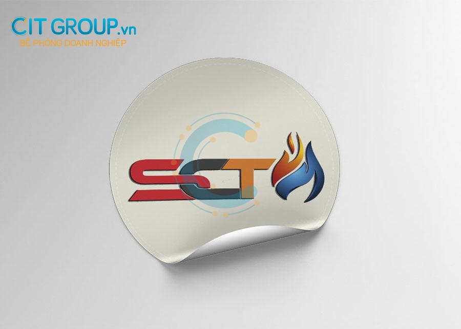 Logo gas SCT mockup sticker