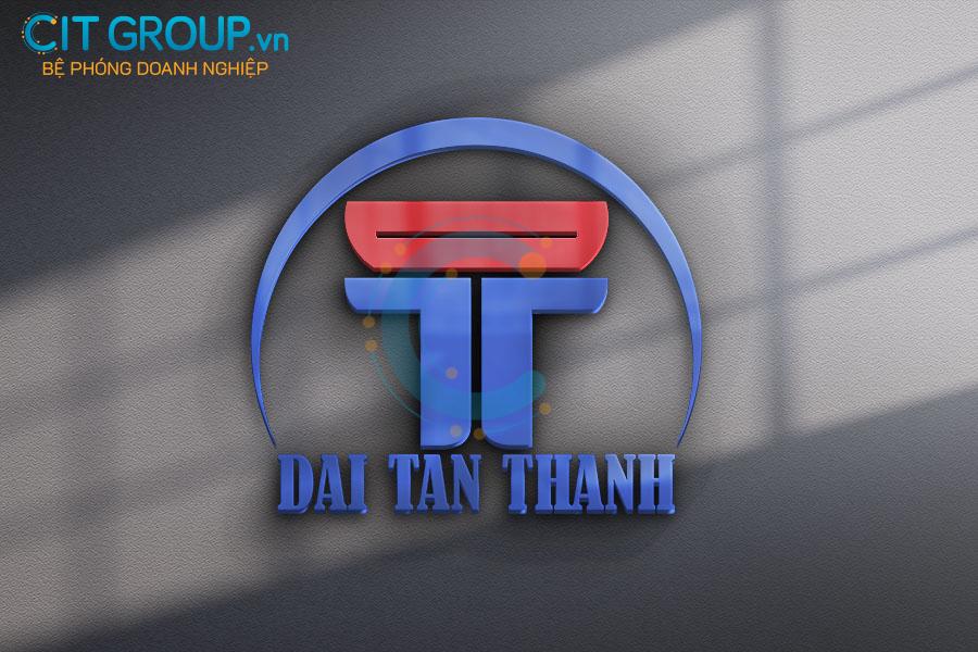 Logo Công ty Đại Tân Thanh mockup 3D