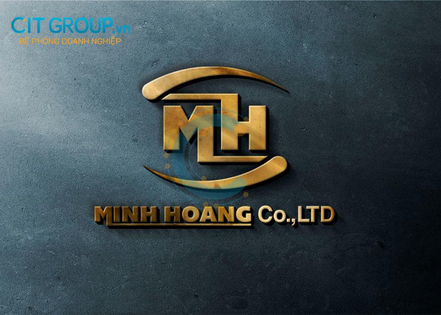 Logo MH mockup wall
