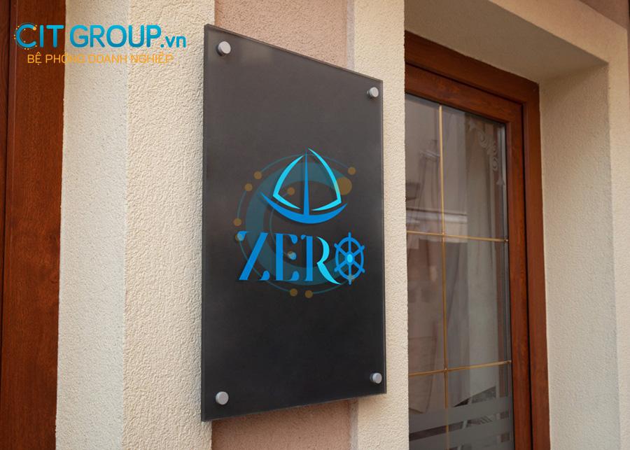 Logo Zero thể hiện trên bảng hiệu