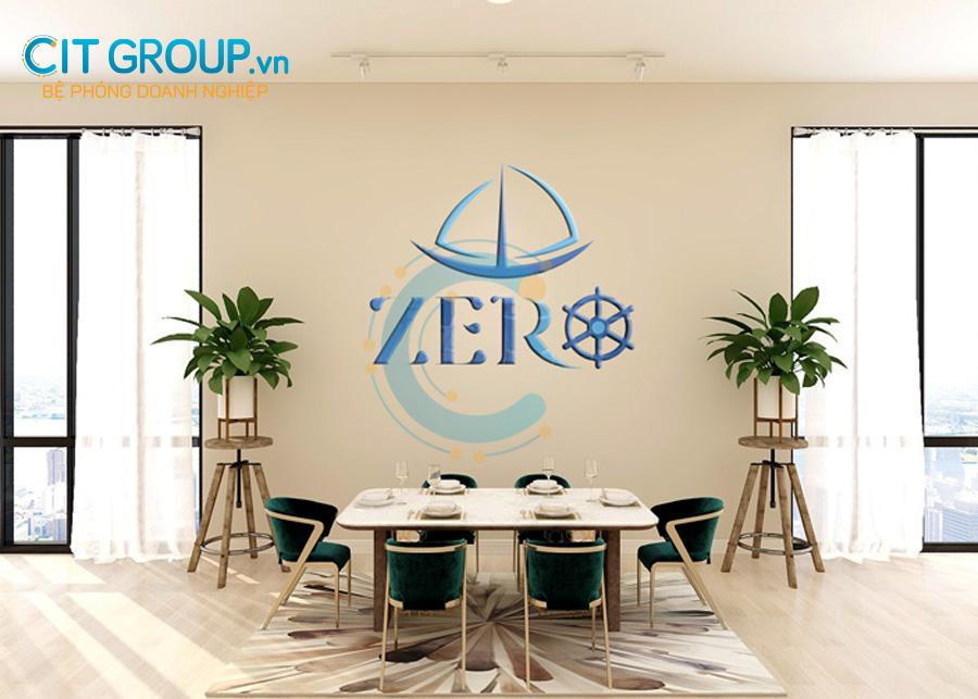 Logo Zero trong nhà hàng