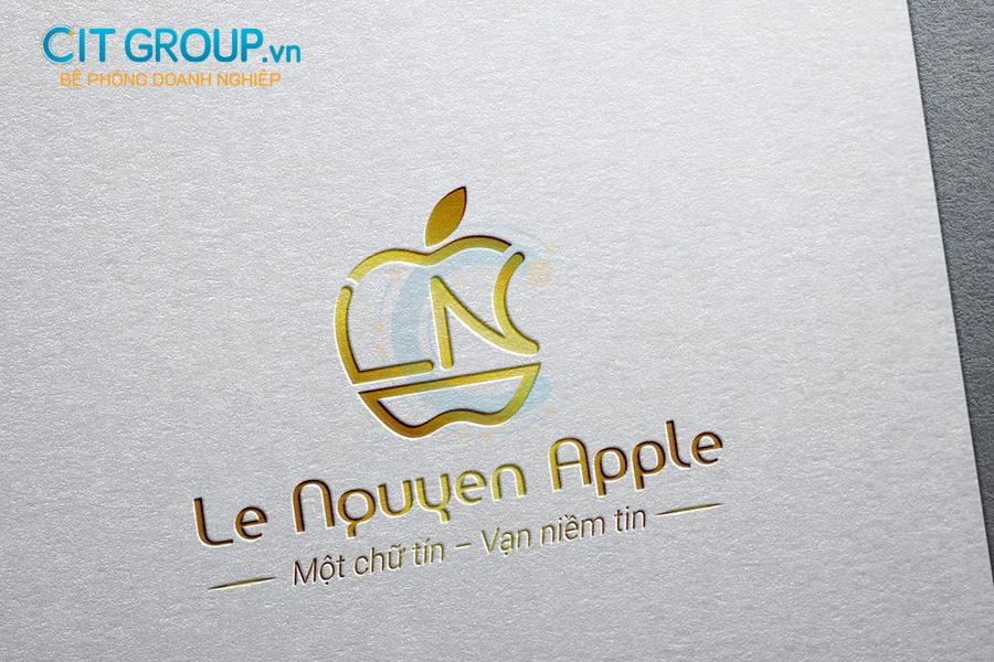 thiết kế logo điện thoại apple