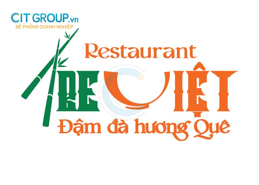 logo nhà hàng tre việt